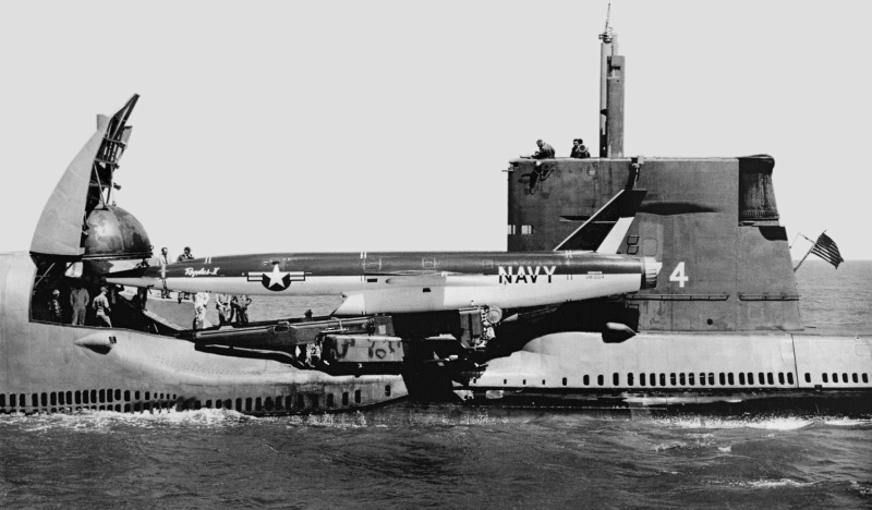 Vought Regulus II on USS GRAYBACK