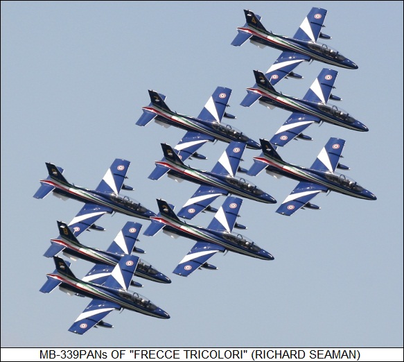 Aermacchi MB-339PANS of Frecci Tricolori