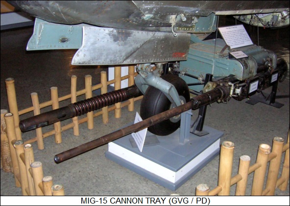 MiG-15 cannon tray