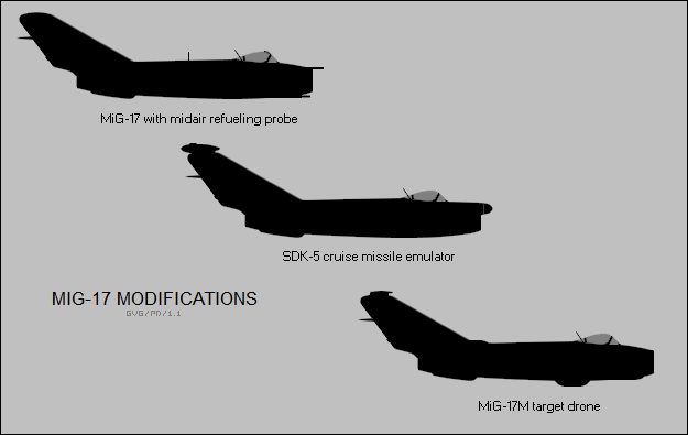 MiG-17 modifications