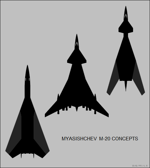 Myasishchev M-20 concepts